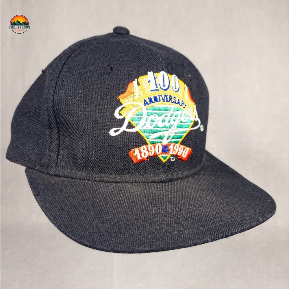 Sports Specialties La Dodger's Baseball Cap Black 100th Anniversary Men's OS